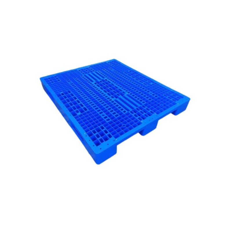 Pallet nhựa 1200x1200x150mm, 3 chân suốt 1 pallet nhua 1200x1200x150mm 3 chan suot