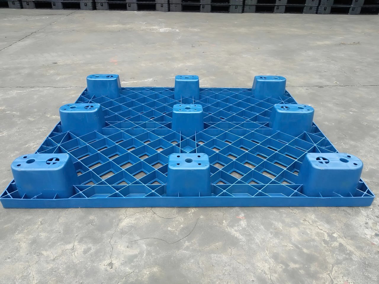 Pallet Nhựa Cốc 1100x1100x140mm 5 pallet nhua coc 1100x1100x140mm anh 3