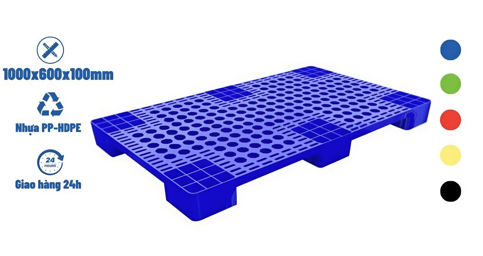 Pallet nhựa lót sàn PL04-LS 2 pallet nhua pl04 ls anh 1