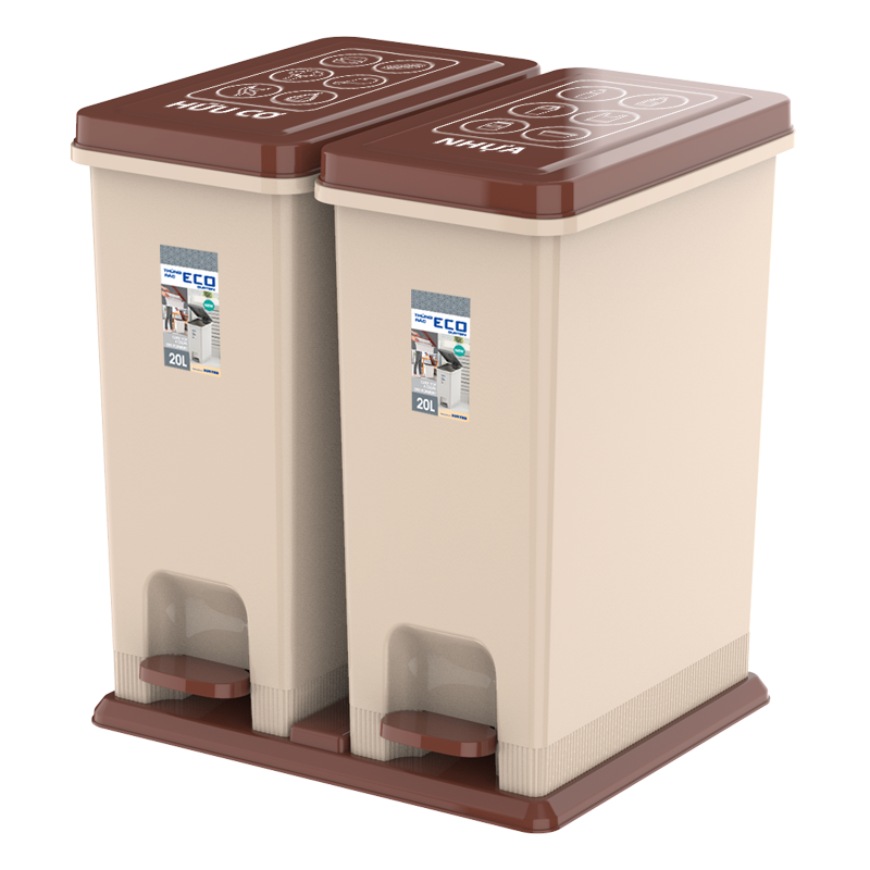 Thùng Rác Eco Bộ 2 3 thung rac eco bo 2 anh 2